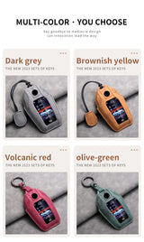 Car Key Cover For Bmw X3 G01 G31 X5 G05 X4 G02 G30 G32 I8 X7 M5X F20 Leather Car Key Case Cover