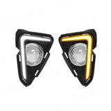 LED Fog Light DRL w/ Turn Signal for Toyota RAV4 2016-2018