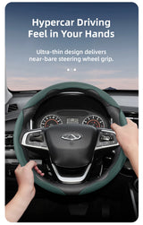 Breathable Holes Leather Steering Cover for Chery