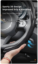 Carbon Fiber Snap-On Cover for Mini Cooper Countryman Car Interior Accessory Hocasen