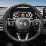 Breathable Leather Steering Wheel Cover for Honda