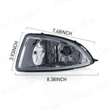Fog Light Lamp Assembly for Honda Civic 2004-2005 Car Interior Accessory MAGIC COLORM