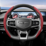Breathable Leather Steering Wheel Cover for Genesis