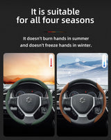 Suede Steering Wheel Cover for Suzuki Swift & Jimny