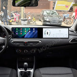 24.6" Dual Screen Android Head Unit for Hyundai Elantra 2017–2020 Android Head Unit Aotsr 4GB 64GB Eight Core