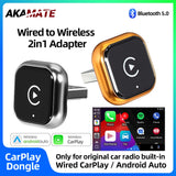 Wireless CarPlay Adapter Type-C for VW Toyota Audi CarPlay Adapter AKAMATE