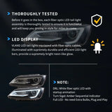 Headlight Dual Beam Projector for VW Jetta 11-18