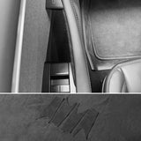 For Tesla Model 3 Model Y Door Inner Handle Trim Frame Decorative Sticker Car Interior Tuning Accessories Made of Alcantara C