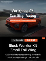 For Xpeng G6 2023-2024 Xiaopeng G6 Car Tail Wing Upgrade Sports Black Samurai Car Spoilers Car Spoilers OEM