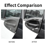 Carbon Fiber Door Handle Cover Smart 451 Fortwo Car Interior Accessory GMUNI