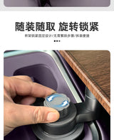 Leapmotor C10 C16 Car Floating Table Tray Rotatable Square Desk For Dining Table Office Tea Interior Accessories