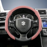 Premium Suede Snap-On Steering Wheel Cover for Suzuki