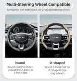 Wavy Sports Faux Leather Wheel Cover for Genesis Models