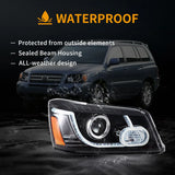 Dual Beam Projector Headlights for Toyota Highlander 2001 Car Interior Accessory Vland