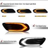 Dual-Color Sequential Side Marker Lights MINI Cooper Car Interior Accessory iJDM