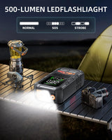 12V Portable Emergency Car Jump Starter 8000mAh Battery Booster Power Bank Auto Starting Device Jump Starter MINUS TWO