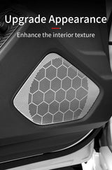 Door Tweeter Cover Stainless Steel for Toyota GR86 BRZ Car Interior Accessory GMUNI