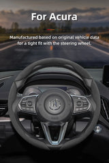 Anti-Slip Buckle Segmented Suede Cover for Acura MDX Car Interior Accessory Hocasen