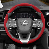 Lexus Anti-Slip Segmented Suede Steering Wheel Cover