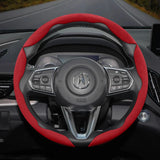 Anti-Slip Buckle Segmented Suede Cover for Acura MDX