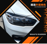 BMW 1 Series F20 F21 LCI 118i 120i 15-19 Car Headlight Eyebrow Decal Sticker Car Exterior Accessories Exterior Accessories OE