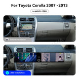 24.6" Dual Screen Android Stereo for Toyota Corolla 2007–2013 Android Head Unit Aotsr