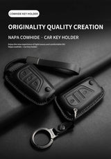 Genuine Leather Car Key Case Cover For Toyota Auris Verso Yaris Scion Aygo Corolla Reiz Avensis Rav4 Levin Camry Leather Car