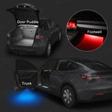 6-LED Ambient Foot-Well Lights for Tesla Model 3 Y S X LED Ambient Light MAGIC COLORM