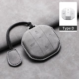 Car Remote Key Case Cover Shell For Jetour Freedom T1 Jetour Freedom T2 Traveller Sheep Suede Key Bag Cover Keychain Protector