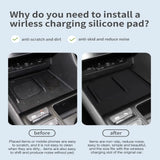 LHD for Hyundai Sonata 2024 N-line Armrest Storage Box Anti Dirt Pad Wireless Accessories Tidying Fit Left Hand Drive Armrest