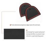 Anti-Slip Gate Slot Mat for Kia K3 FORTE Cerato 2021 - 2023 GT Non-Slip Door Groove Pad Cup Holder Interior Accessories