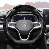 Carbon Fiber Wheel Cover Snap-On for VW Golf Tiguan