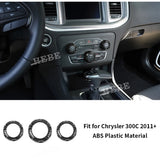 Carbon Fiber ABS Interior Trim for Chrysler 300C 2011-2024