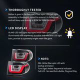 LED Tail Lights Clear Lens for Toyota FJ Cruiser Car Interior Accessory Vland