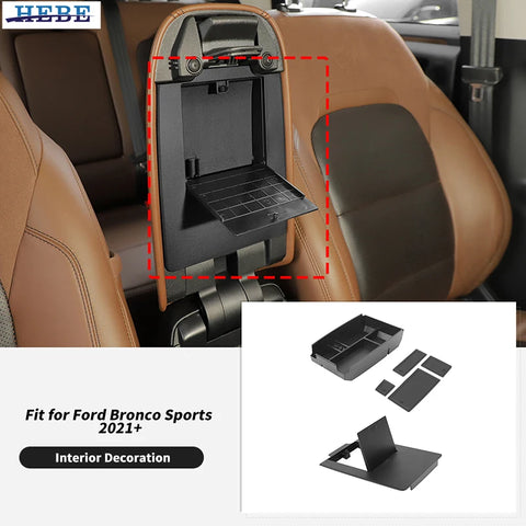 Armrest Storage Tray for Ford Bronco Sport 2021-2025 Car Interior Accessory HEBE