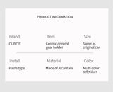 Made of Alcantara For Audi A3 Q2 S3 TT Sport Gear Shift Knob Boot Cover Decorative Trim Sticker Car Interior Tuning Accessorie