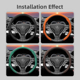 Perforated Leather Steering Wheel Cover for Acura Models Car Interior Accessory Hocasen