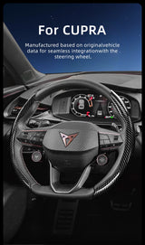 Carbon Fiber Steering Wheel Cover for Cupra Models Car Interior Accessory Hocasen