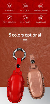 Leather Key Protector Cover for Tesla Model 3 Car Interior Accessory GMUNI