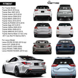 Rear Bumper Brake Reflector Light Kit For Toyota RAV4 Camry Lexus LED Ambient Light MAGIC COLORM