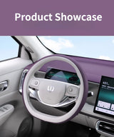 Steering Wheel Cover for Leapmotor B10 - Leather Anti Slip Sweat Absorbent Handlebar Car Interior Accessory OEM