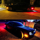 Side Marker Lamps Front & Rear Kit for Dodge Challenger 2015-2022 LED Ambient Light iJDM