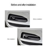 Stainless Steel Fog Light Trim for Volvo S90 2021 Car Interior Accessory LINGLUYANG