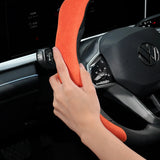 Premium Suede Steering Wheel Cover for VW Golf/Jetta Car Interior Accessory Hocasen
