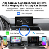 Wireless CarPlay Android Auto Interface for Audi A4 A5 Q5L Q7 CarPlay Retrofit Module ANYFAR