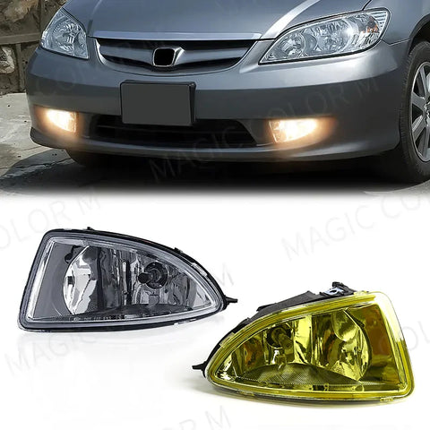 Fog Light Lamp Assembly for Honda Civic 2004-2005 Car Interior Accessory MAGIC COLORM