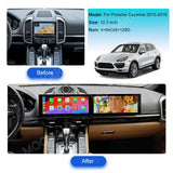Dual Screen Android Navigation for Porsche Cayenne 2010–2017 Android Head Unit Aotsr