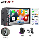 7 Inch Touch Screen Car Radio with Wired CarPlay