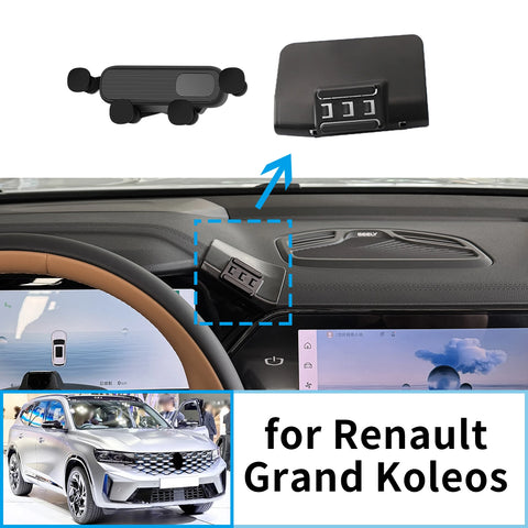 Smart Wireless Charging Phone Mount for Renault Grand Koleos Car Phone Holder OEM