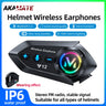 Waterproof Helmet Bluetooth Headset for Motorcycle Riding